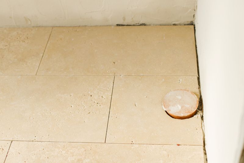 Travertine Tile Replacement detail